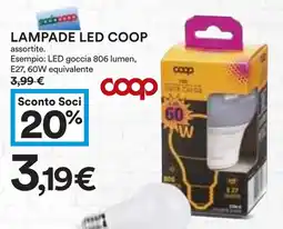 Coop Superstore Lampade led COOP offerta