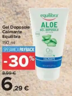 Carrefour Market Gel Doposole Calmante Equilibra offerta