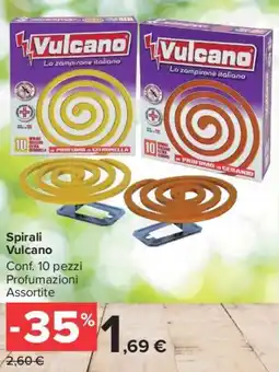 Carrefour Market Spirali Vulcano offerta