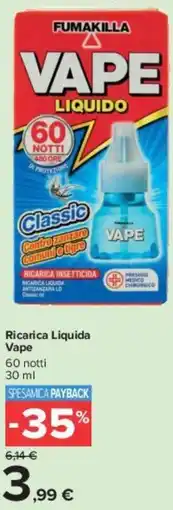 Carrefour Market Ricarica Liquida Vape offerta