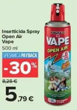 Carrefour Market Insetticida Spray Open Air Vape offerta