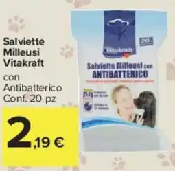 Carrefour Market Salviette Milleusi Vitakraft offerta