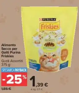 Carrefour Market Alimento Secco per Gatti Purina Friskies offerta