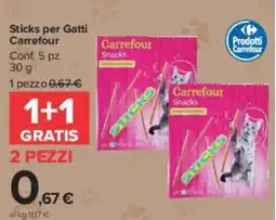 Carrefour Market Sticks per Gatti Carrefour offerta