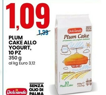 Eurospin Plum cake offerta
