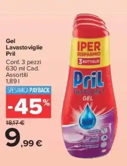 Carrefour Market Gel Lavastoviglie Pril offerta