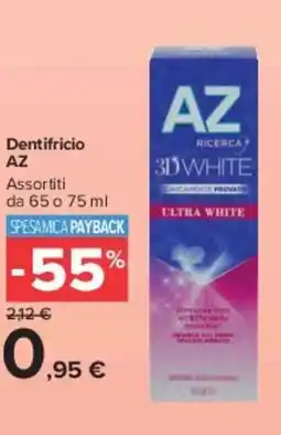 Carrefour Market Dentifricio AZ offerta