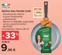 Carrefour Market Alluflon linea Padelle CLEO allu flon offerta