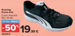 Carrefour Market Running Puma Axis offerta