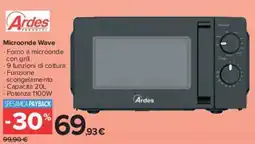 Carrefour Market Ardes Microonde Wave offerta