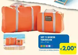 MD Discount Set 2 borse termiche offerta