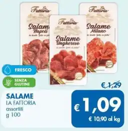 MD Discount Salame LA FATTORIA assortiti offerta
