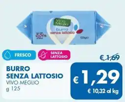 MD Discount Burro senza lattosio VIVO MEGLIO offerta