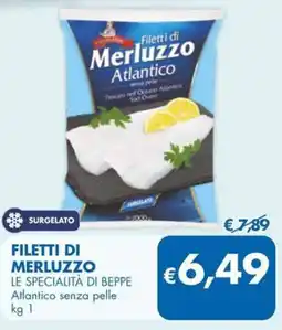 MD Discount Filetti di merluzzo LE SPECIALITÀ DI BEPPE offerta