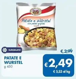 MD Discount Patate e wurstel offerta
