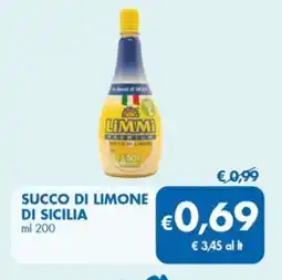 MD Discount Succo di limone di sicilia LIMMI offerta