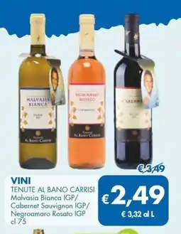 MD Discount Vini TENUTE AL BANO CARRISI offerta