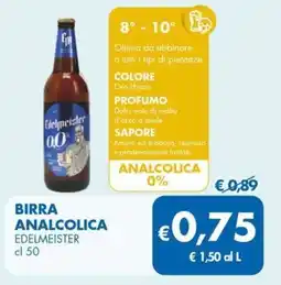 MD Discount Birra analcolica EDELMEISTER offerta