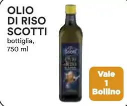 Coop Superstore Olio di riso SCOTTI offerta