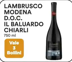 Coop Superstore Lambrusco modena d.o.c. il baluardo chiarli offerta