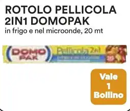 Coop Superstore Rotolo pellicola 2in1 DOMOPAK offerta