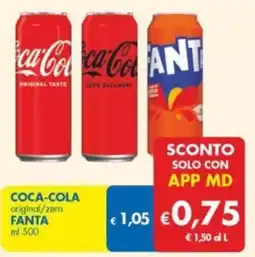 MD Discount COCA-COLA original/zero FANTA offerta