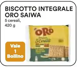 Coop Superstore Biscotto integrale ORO ORO SAIWA offerta