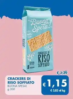 MD Discount Crackers di riso soffiato BUONA SPESA! offerta