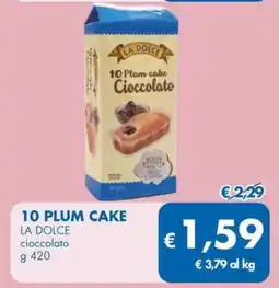 MD Discount 10 plum cake LA DOLCE offerta