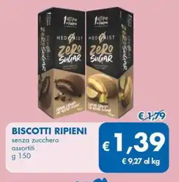 MD Discount Biscotti ripieni senza zucchero assortiti offerta