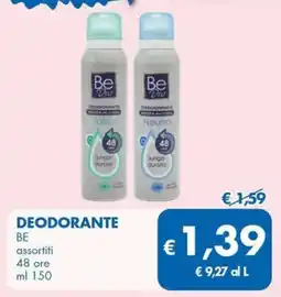 MD Discount Deodorante BE assortiti offerta