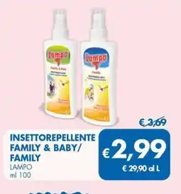 MD Discount Insettorepellente family & baby/ family LAMPO offerta