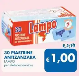MD Discount 30 piastrine antizanzara LAMPO offerta