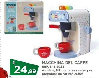 Toys Center Wood'n play macchina del caffe offerta