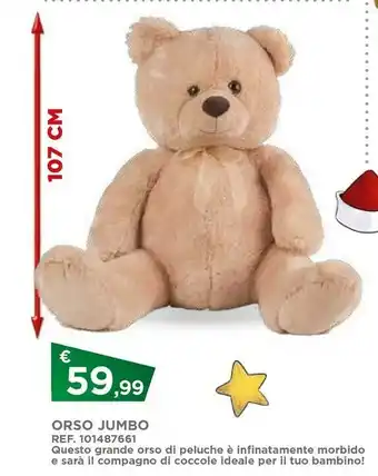 Toys Center Amiplush orso jumbo offerta