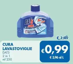 MD Discount CURA LAVASTOVIGLIE DAT5 2 in 1 offerta