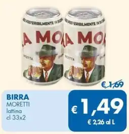 MD Discount Birra MORETTI offerta