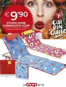 Coop Superstore Stuoia mare chiringuito COOP offerta