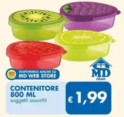 MD Discount Contenitore soggetti assortiti offerta
