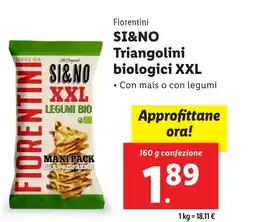 Lidl FIORENTINI Triangolini biologici XXL offerta
