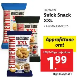 Lidl FIORENTINI snick snack xxl offerta