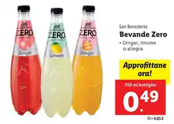 San benedetto bevande zero