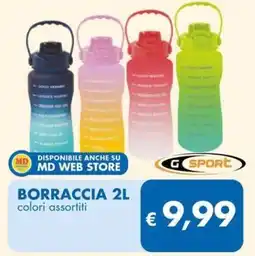 MD Discount Borraccia colori assortiti GSPORT offerta