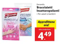Lidl Zanzarella Braccialetti insettorepellenti offerta