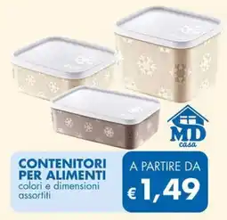 MD Discount Contenitori per alimenti MD casa offerta