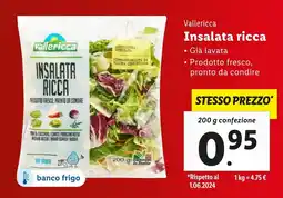 Lidl vallericca Insalata ricca offerta
