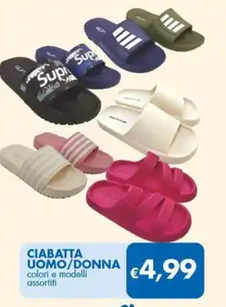 MD Discount Ciabatta uomo/donna offerta