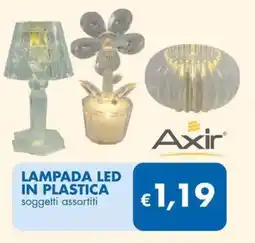 MD Discount Lampada LED in plastica Axir offerta
