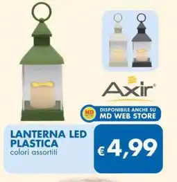 MD Discount Lanterna LED plastica Axir offerta