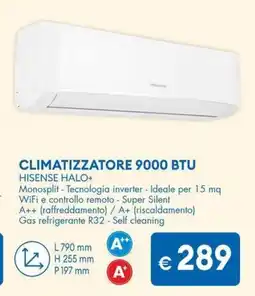 MD Discount Climatizzatore 9000 BTU HISENSE HALO+ offerta